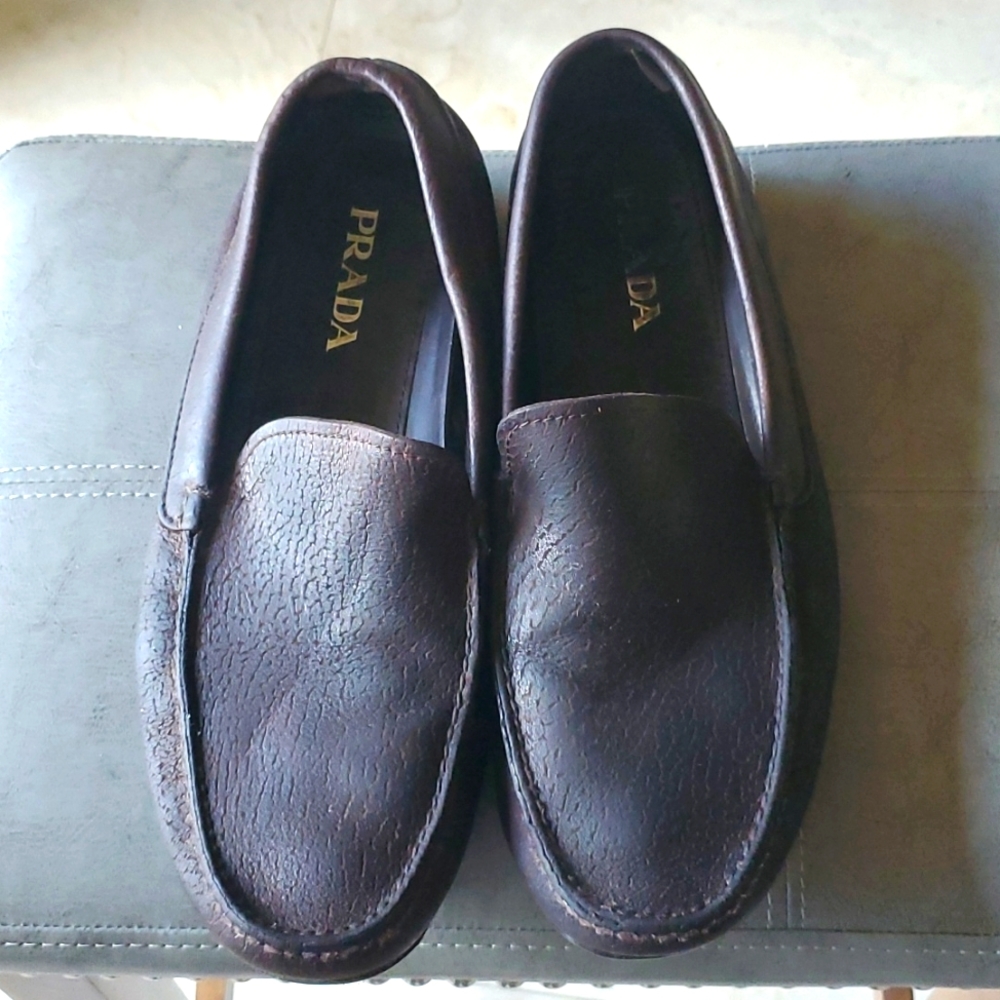 Prada mens dress shoes
